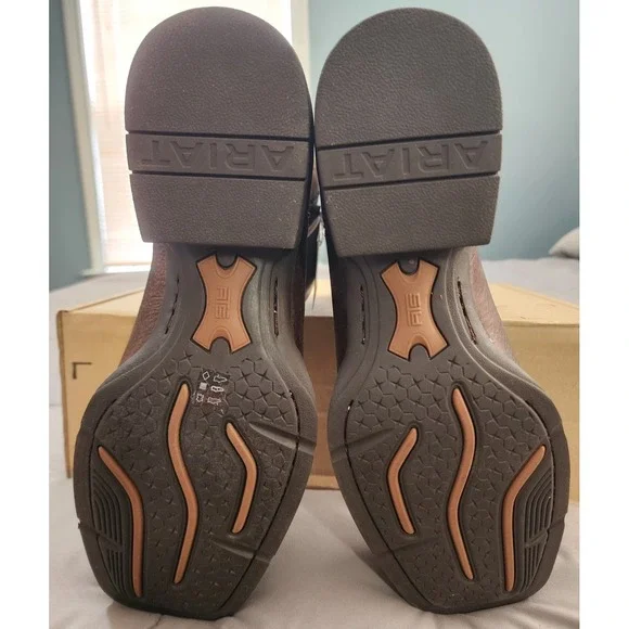 ARIAT® (Men's 10 WIDE) Sport Western Wide Square Toe Cowboy Boot in Fiddle Brown - Picture 10 of 10